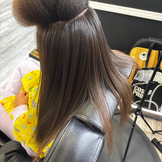 Silk press package at The Divinity Hair Experience in Huntsville, AL